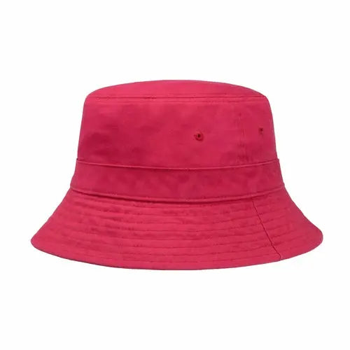 Classic Washed Cotton Bucket Hat Crimson Hector