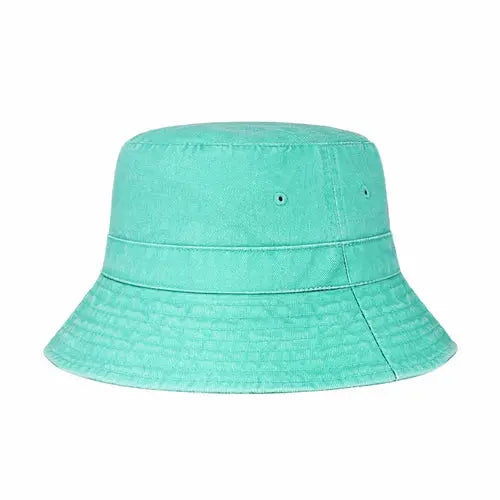 Classic Washed Cotton Bucket Hat Crimson Hector