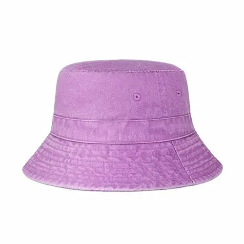 Classic Washed Cotton Bucket Hat Crimson Hector