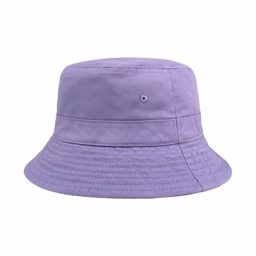 Classic Washed Cotton Bucket Hat Crimson Hector