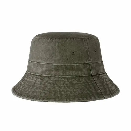 Classic Washed Cotton Bucket Hat Crimson Hector