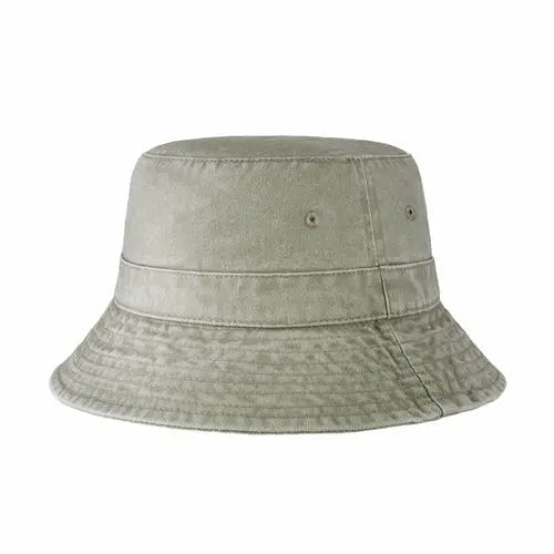Classic Washed Cotton Bucket Hat Crimson Hector
