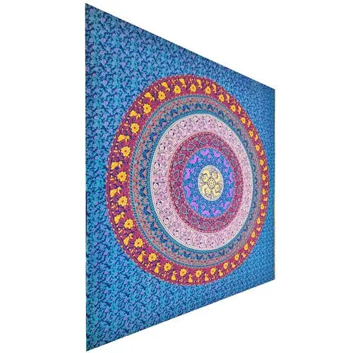 Botanical Garden Theme Wall Decoration Full Size Tapestry Silver Hestia