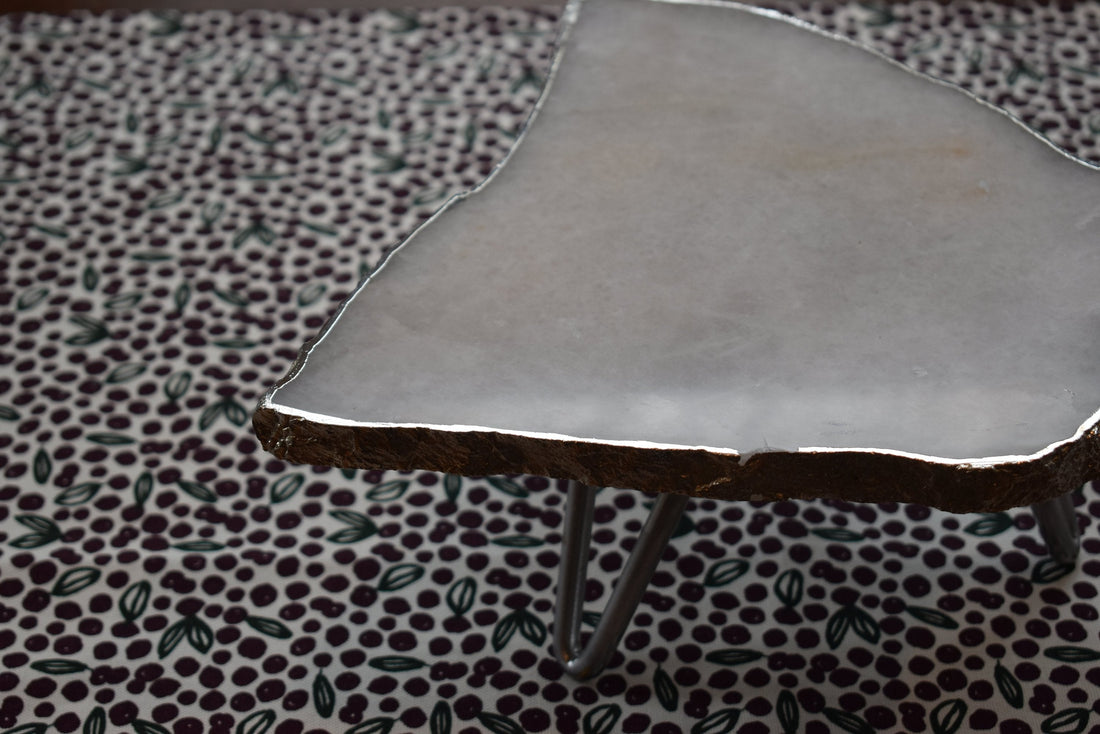 1-Layer Cake Stand with Silver Trim Green Ares