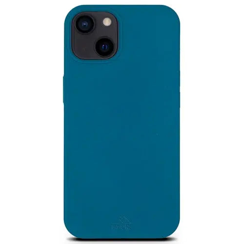 Biodegradable phone case - Deep Sea Blue Tan Lily