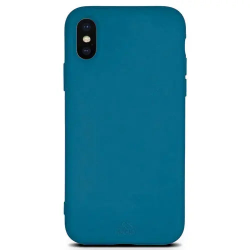 Biodegradable phone case - Deep Sea Blue Tan Lily