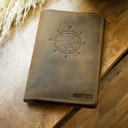 Leather Journal Olive Iolaus