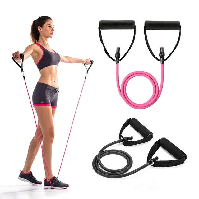Fitness Rope Exercise Tubes Rubber Elastic Orchid Milo