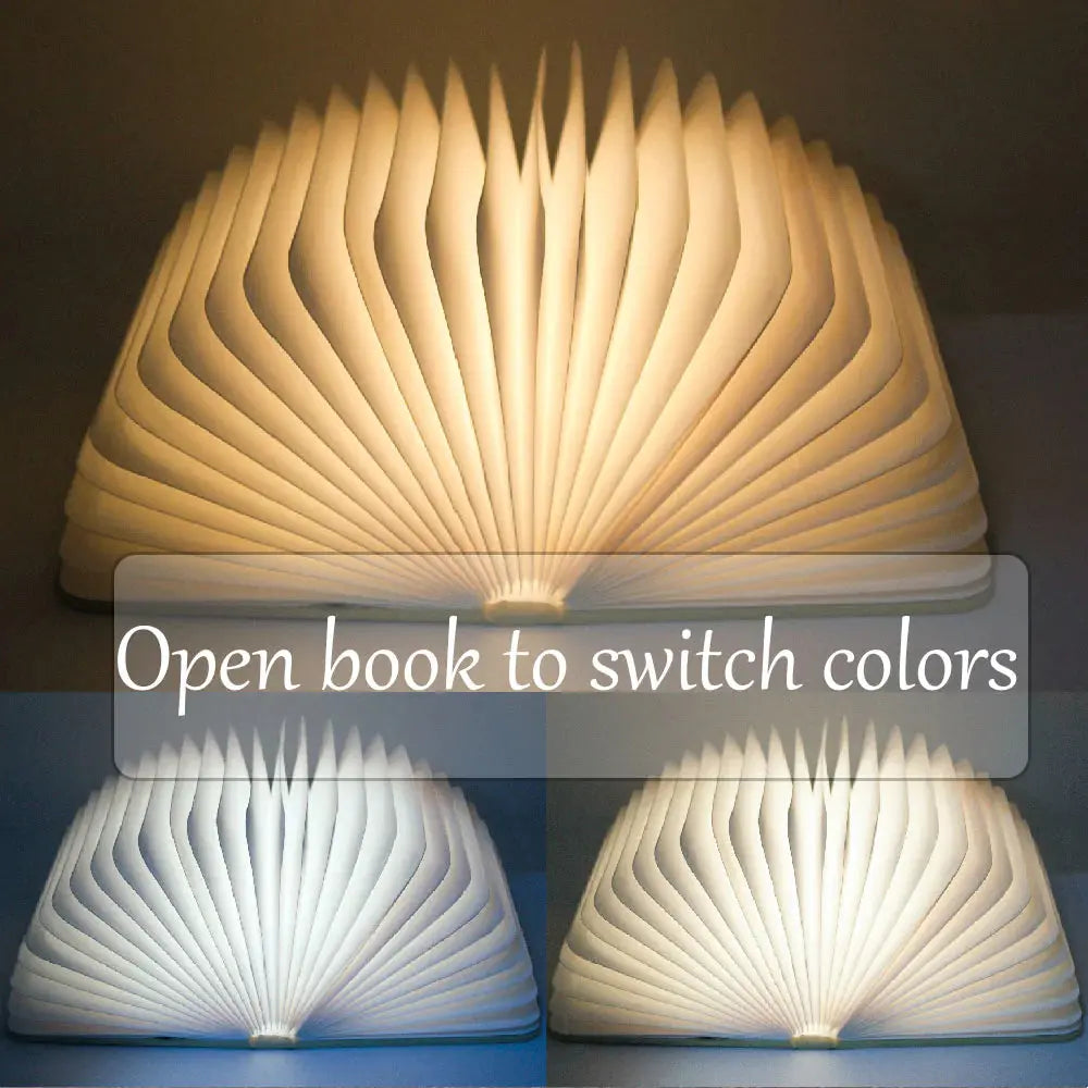 Portable LED Book Decor Night Light Yellow Pandora