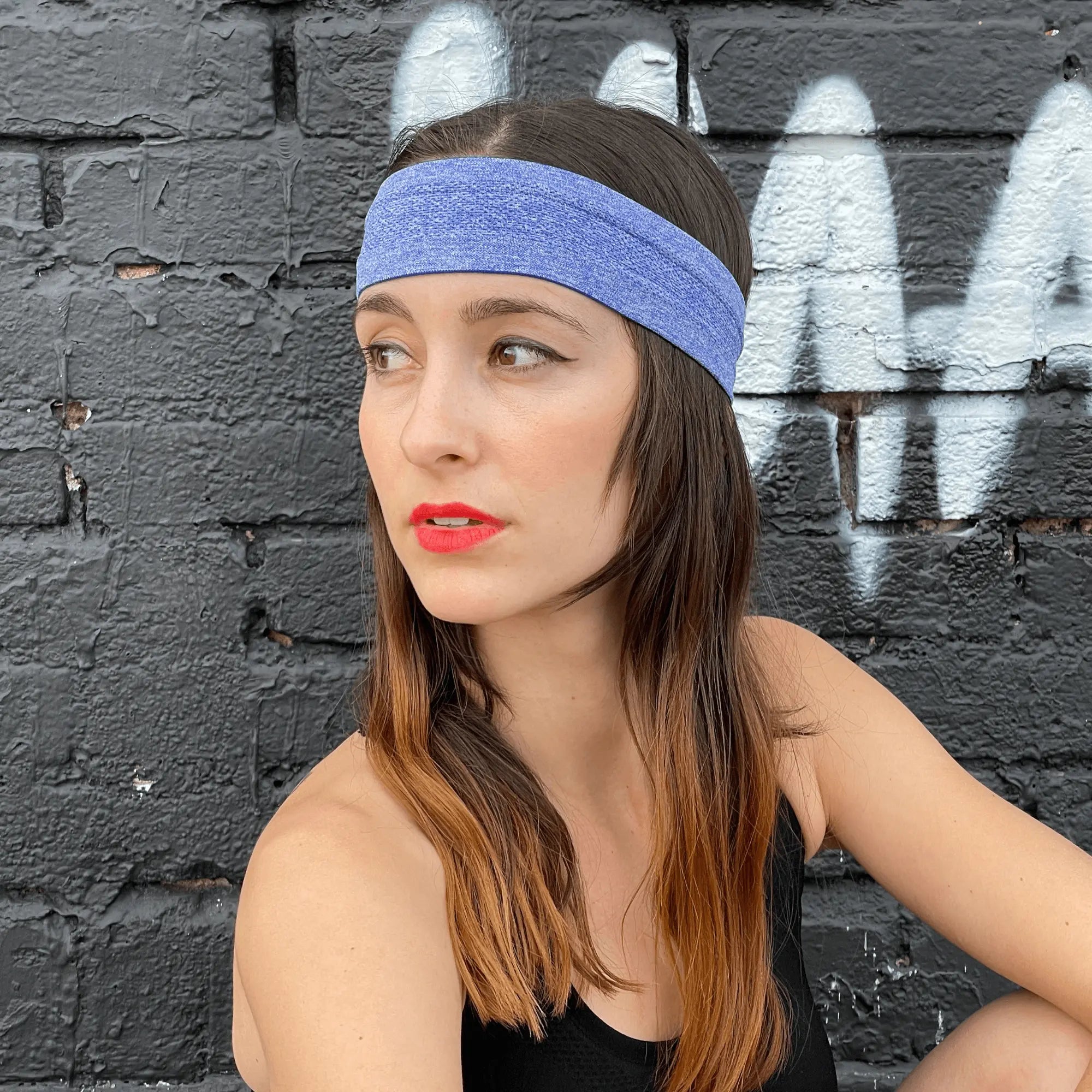 Cardio Cross-Training Headband Black Lavender