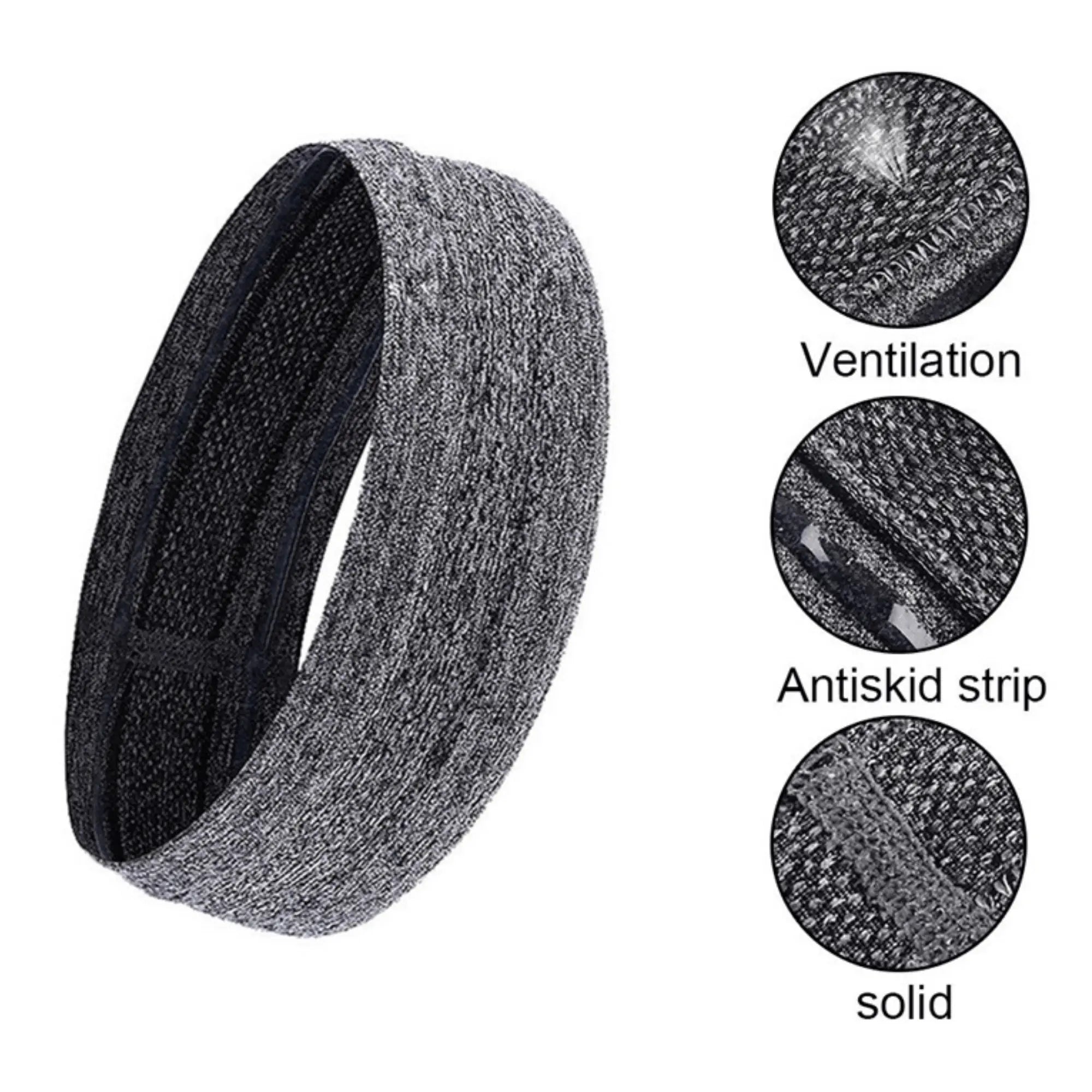 Cardio Cross-Training Headband Black Lavender