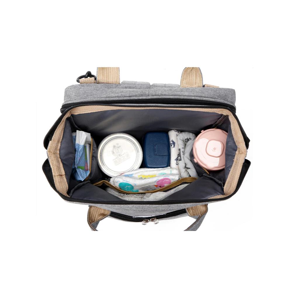 Stroller Diaper Bag with Baby Bed Yellow Pandora