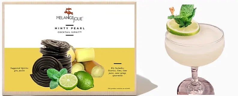 Mélange Jolie Minty Pearl Cocktail SipKit™ Olive Lucky