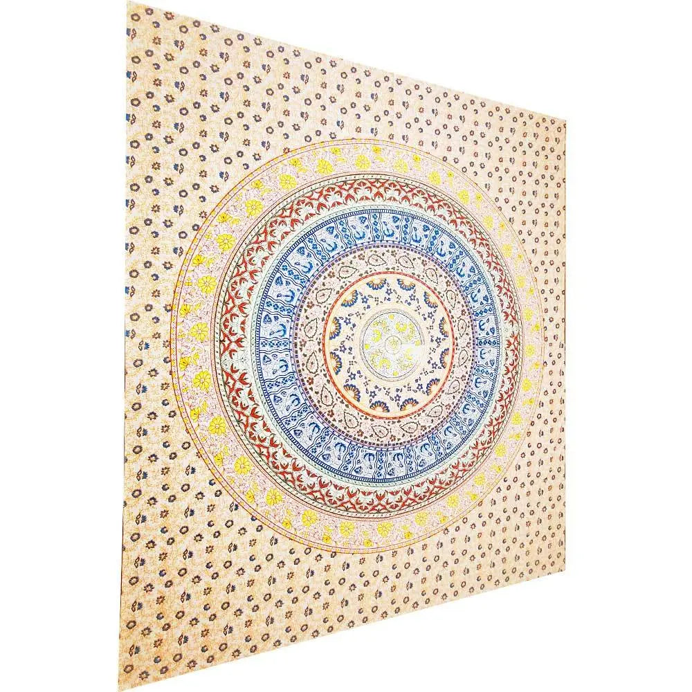 Botanical Garden Theme Wall Decoration Full Size Tapestry Silver Hestia