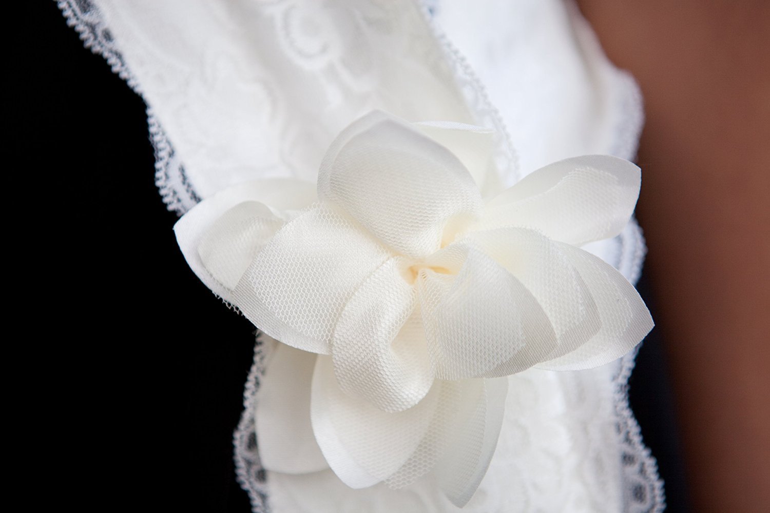 "Bride To Be" White Lace & Satin Bachelorette Fuchsia Hephaestus