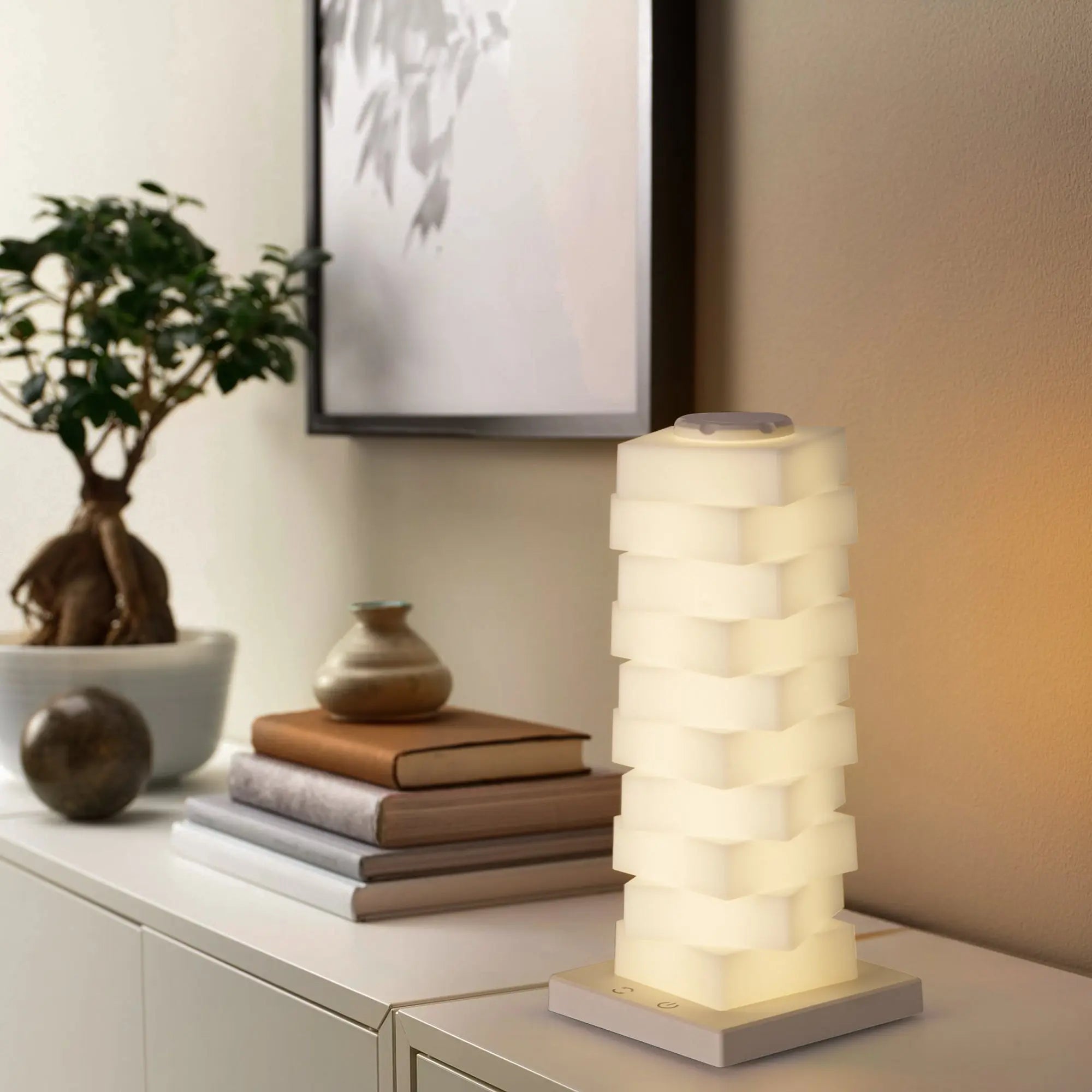 RGB Rotating Splicing Table Lamp Sangria Apricot