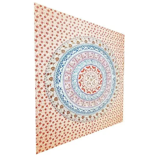 Botanical Garden Theme Wall Decoration Full Size Tapestry Silver Hestia