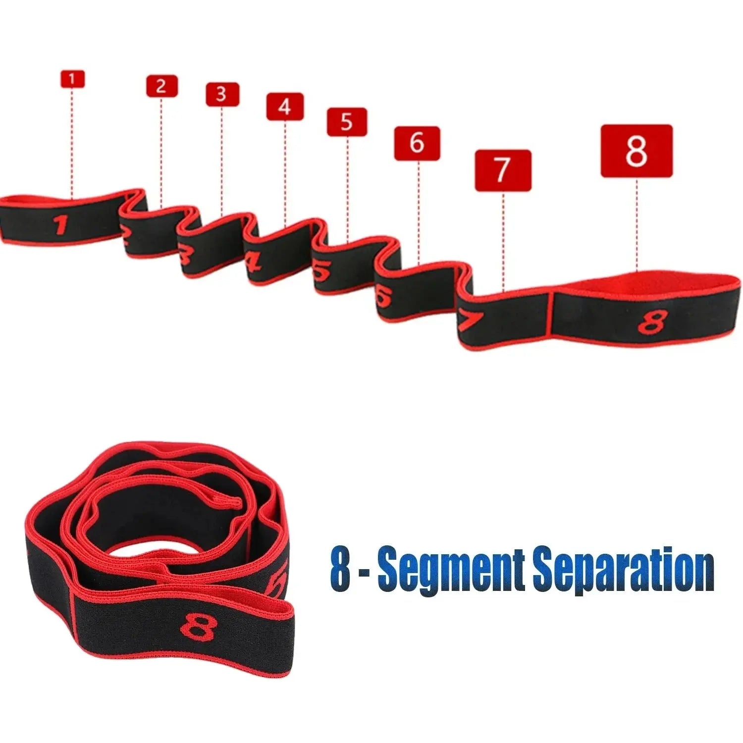 4*90cm Yoga Elastic Stretch Belt Fitness Resistance Band Exercise Pull AliExpress
