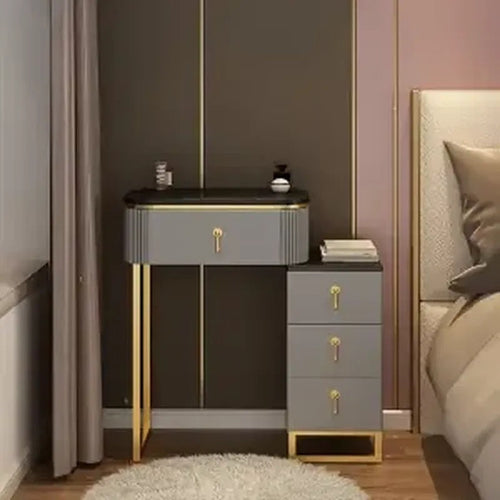 A Set Makeup Dressing Table with Mirror Slate Furniture Girl Bedroom Yellow Angel