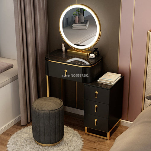 A Set Makeup Dressing Table with Mirror Slate Furniture Girl Bedroom Yellow Angel