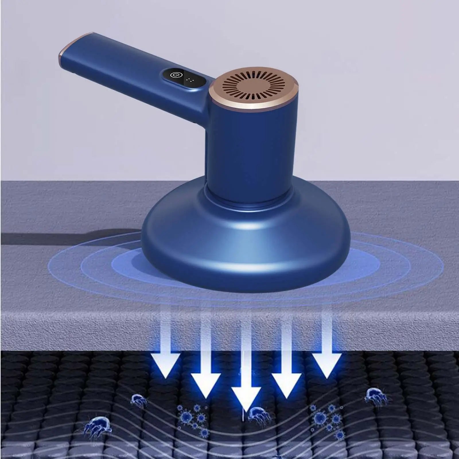 Vacuum Cleaner Effectively Handheld Bed Vacuum for Bedroom Living Room Maroon Asteria