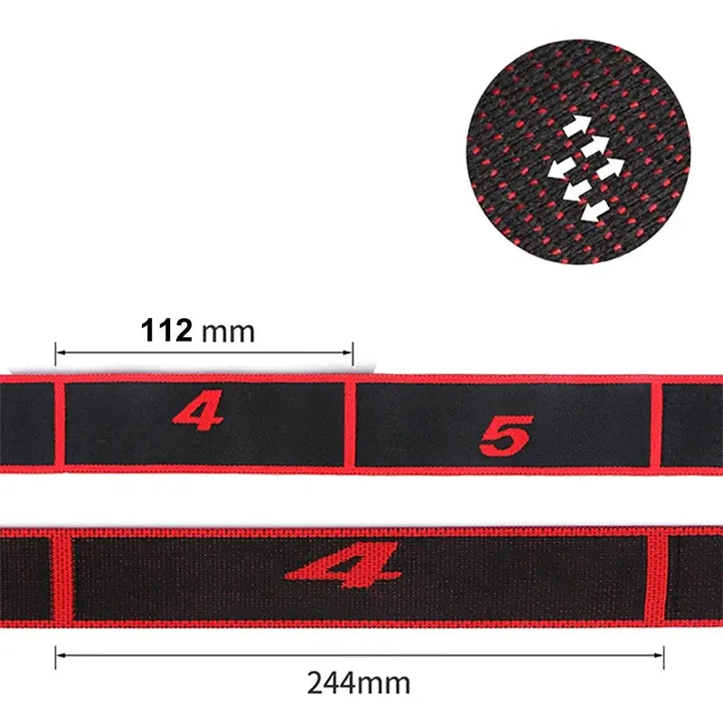 4*90cm Yoga Elastic Stretch Belt Fitness Resistance Band Exercise Pull AliExpress