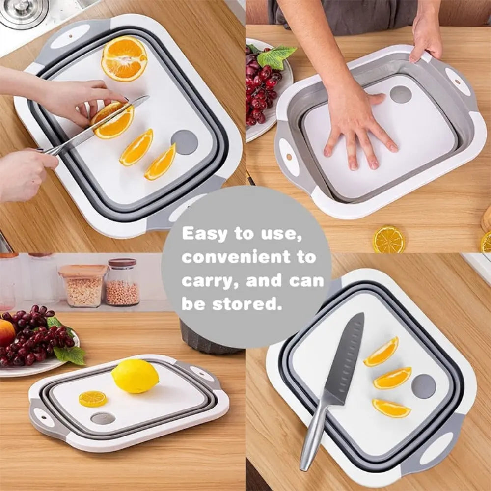 Several Way Collapsible Cutting Board Yellow Pandora