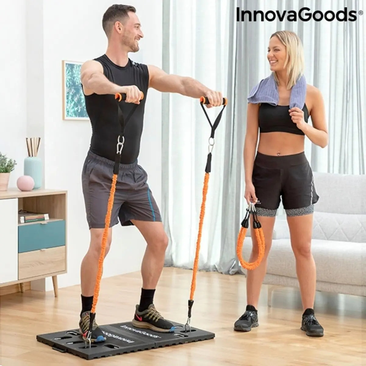 Integrated Portable Training System with Exercise Guide Gympak Max Bigbuy