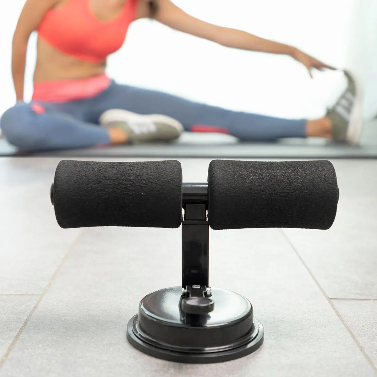 Sit-up Bar for Abdominals with Suction Pad and Exercise Guide CoreUp Bigbuy