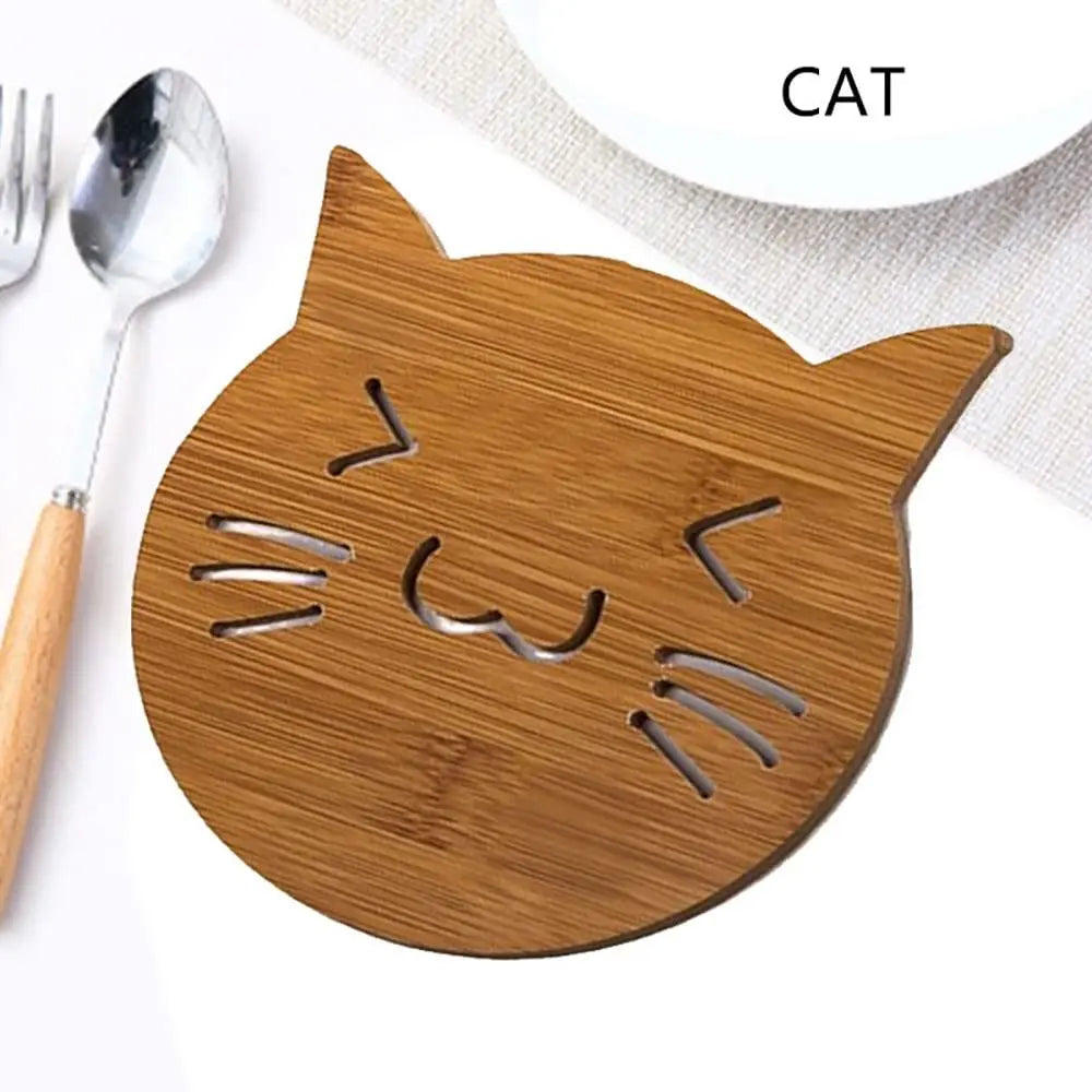 Cartoon Coasters Cup Carriers For Drinks Table Placemats Wood Drink Drinking Coaster Coffee Mug Rack Coffee Cup Stand Cup Coaster Wood Cup Wooden Dining Table Cup Holder Pink Lucy