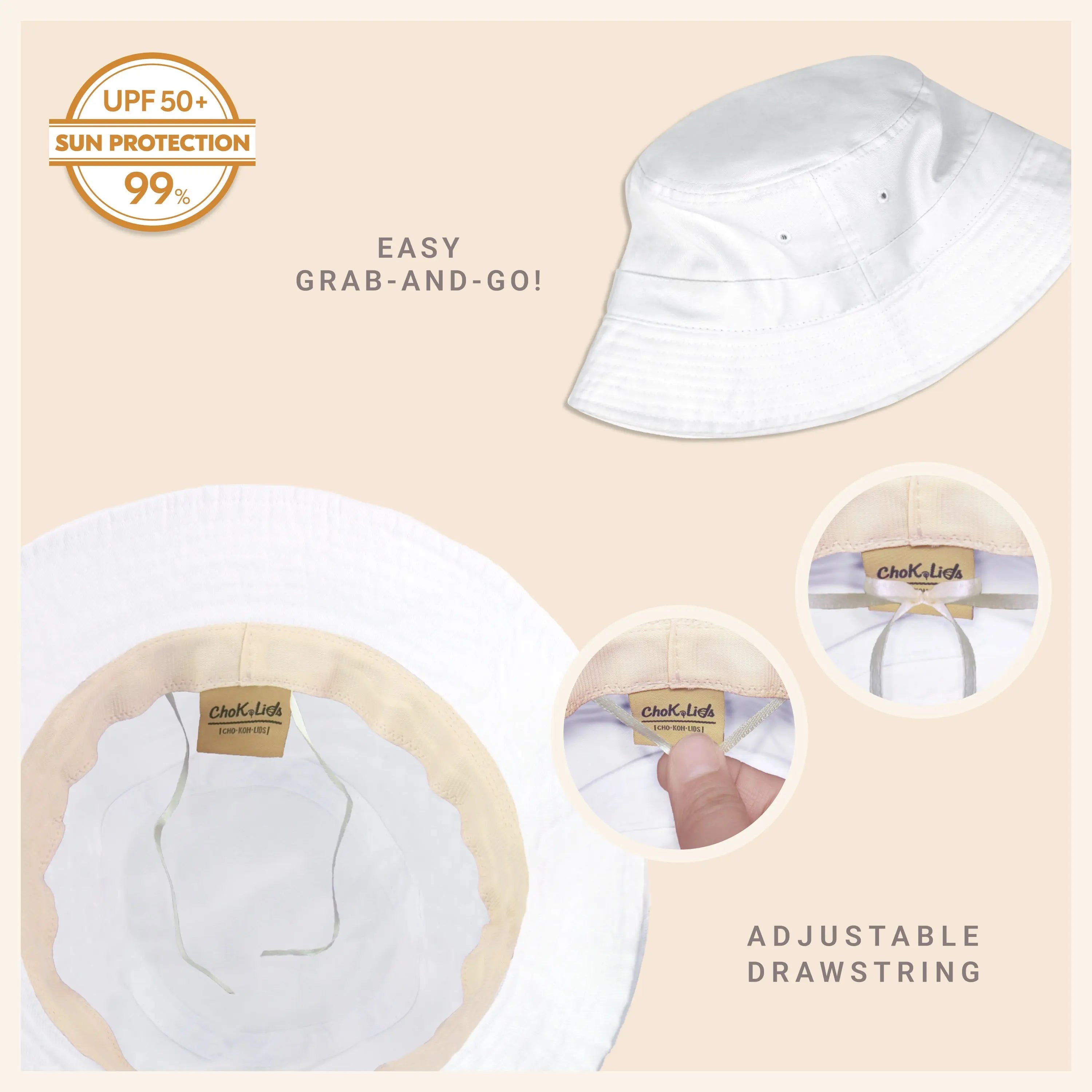 Classic Washed Cotton Bucket Hat Crimson Hector