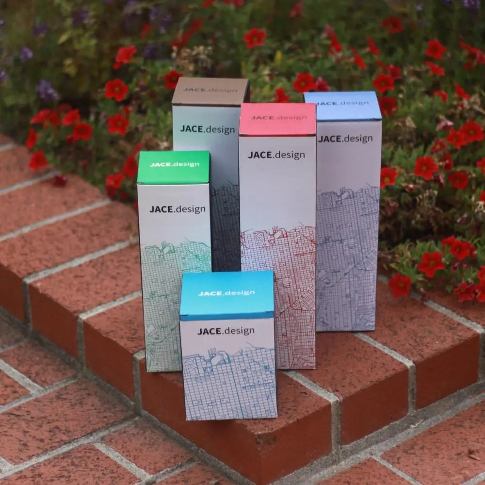 Bryce Canyon National Park - Utah Map Bottle with Bamboo Top in Matte Cyan Castor