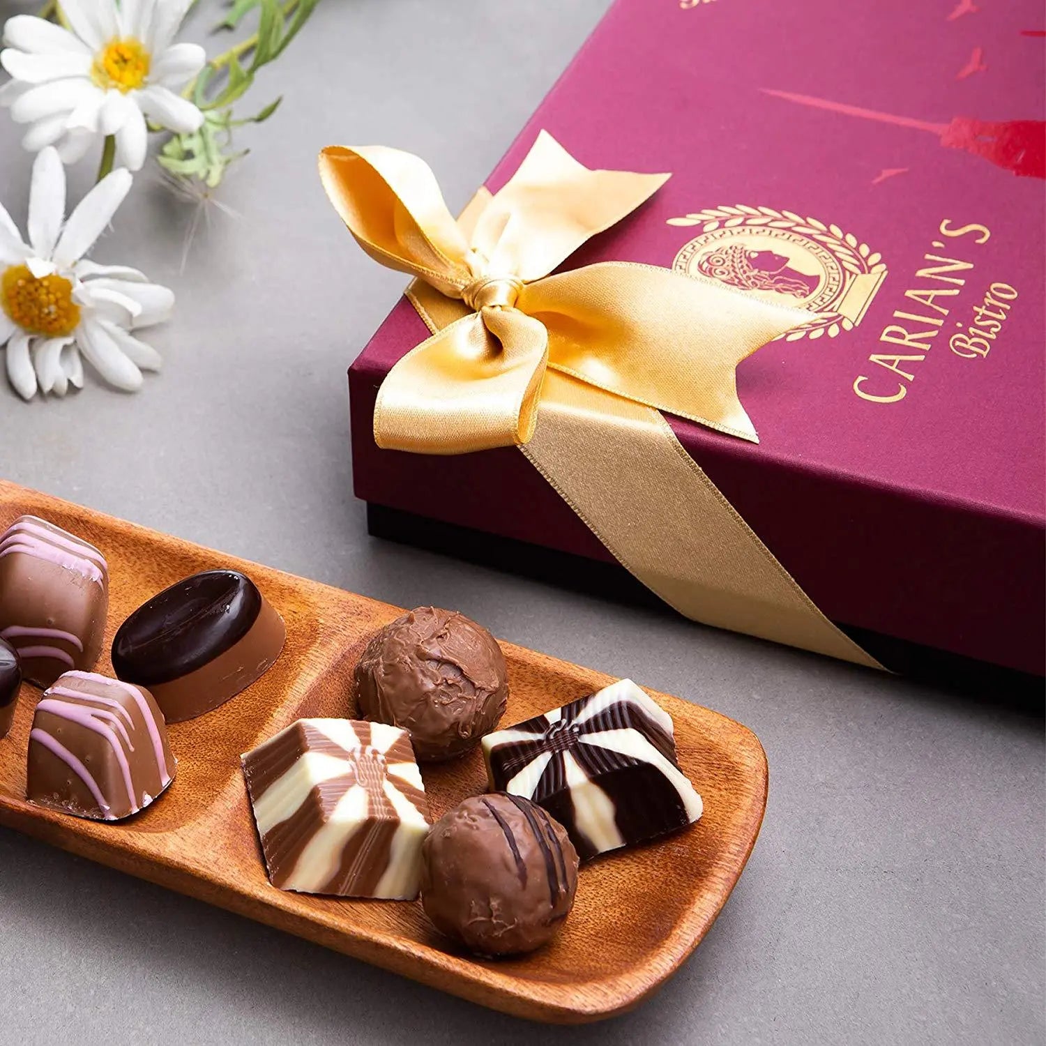 Bistro Chocolate Box Luxury Selection Maroon Clymene