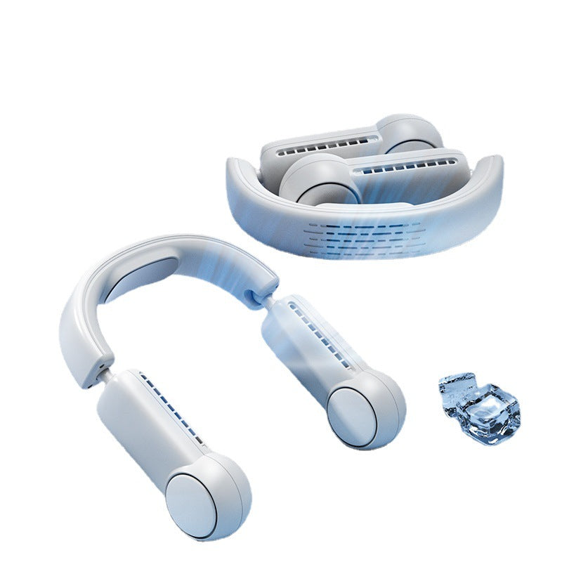 Portable Bladeless USB Rechargeable Mini Neck Fans Maroon Asteria