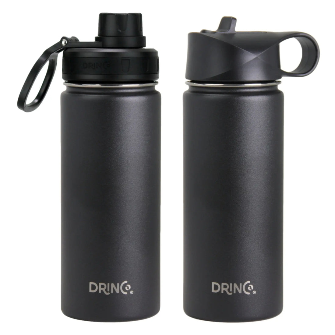 DRINCO® 18oz Stainless Steel Sport Water Bottle - Black Orchid Lavender