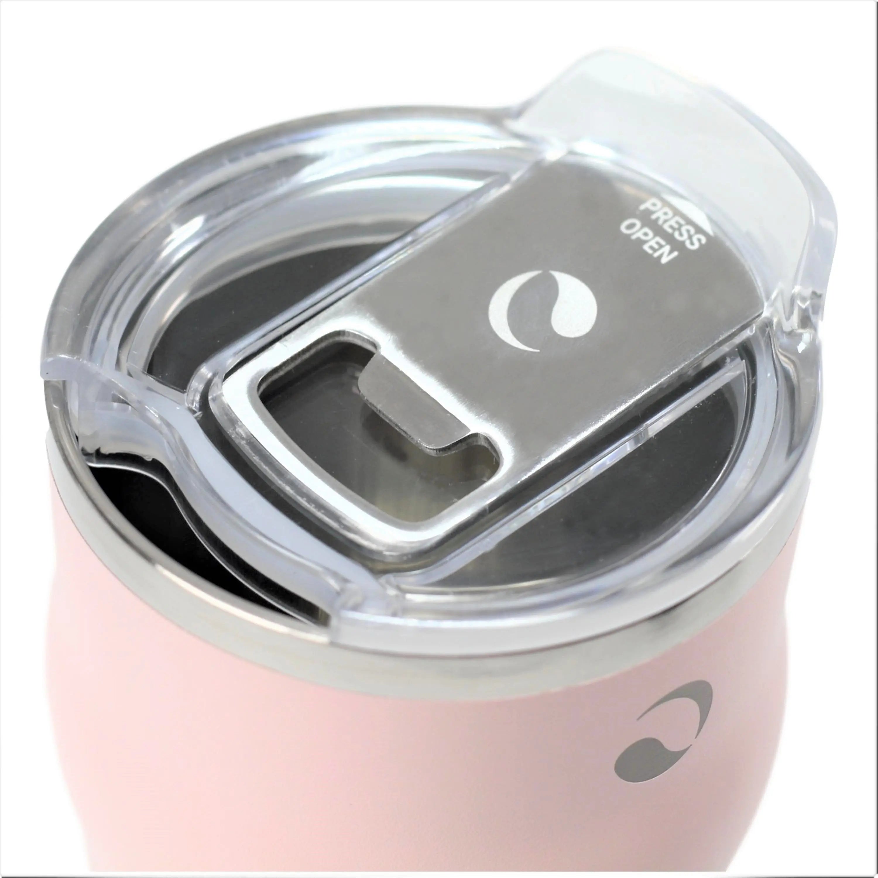 DRINCO 20oz Insulated Tumbler Beer Mug-Bottle Opener THOR-(Pale Pink) Orchid Lavender