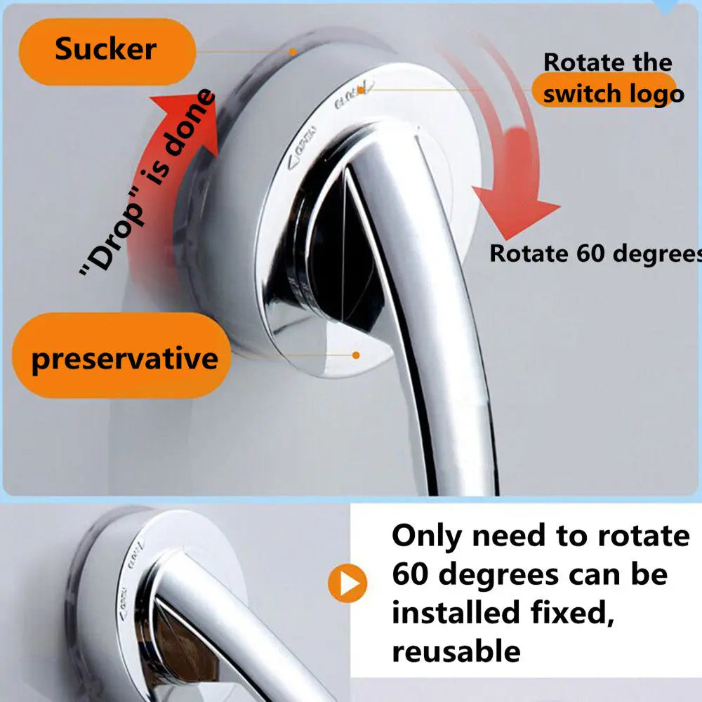 Suction Cup Grab Bar Handle Strong Sucker Teal Simba