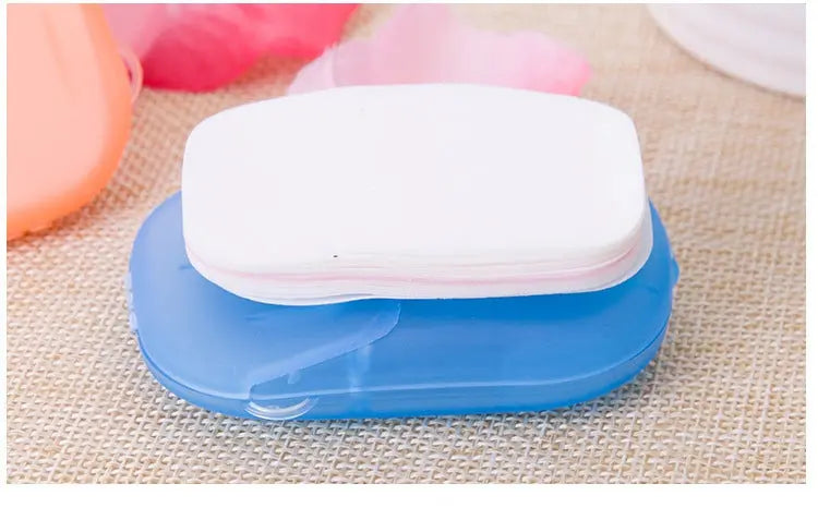 20pcs Random Disinfecting Soap Paper Foaming Soap Teal Simba