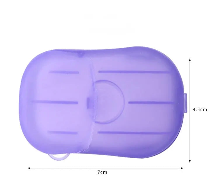20pcs Random Disinfecting Soap Paper Foaming Soap Teal Simba