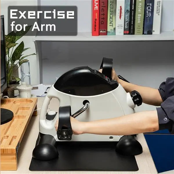 Mini Exercise Bike Portable Home Use Hands and Feet Trainer Teal Simba