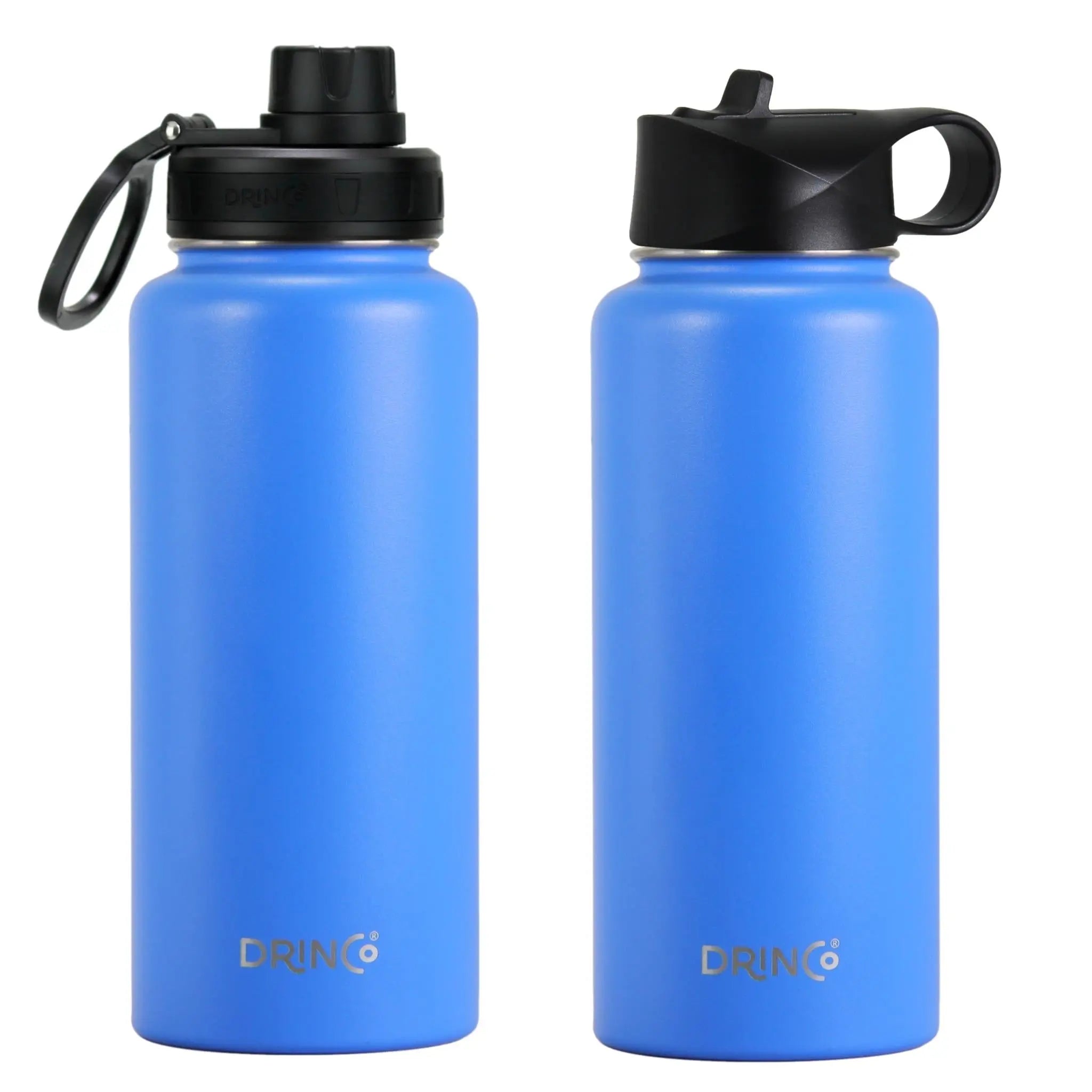 DRINCO® 32oz Stainless Steel Water Bottle - Royal Blue Orchid Lavender