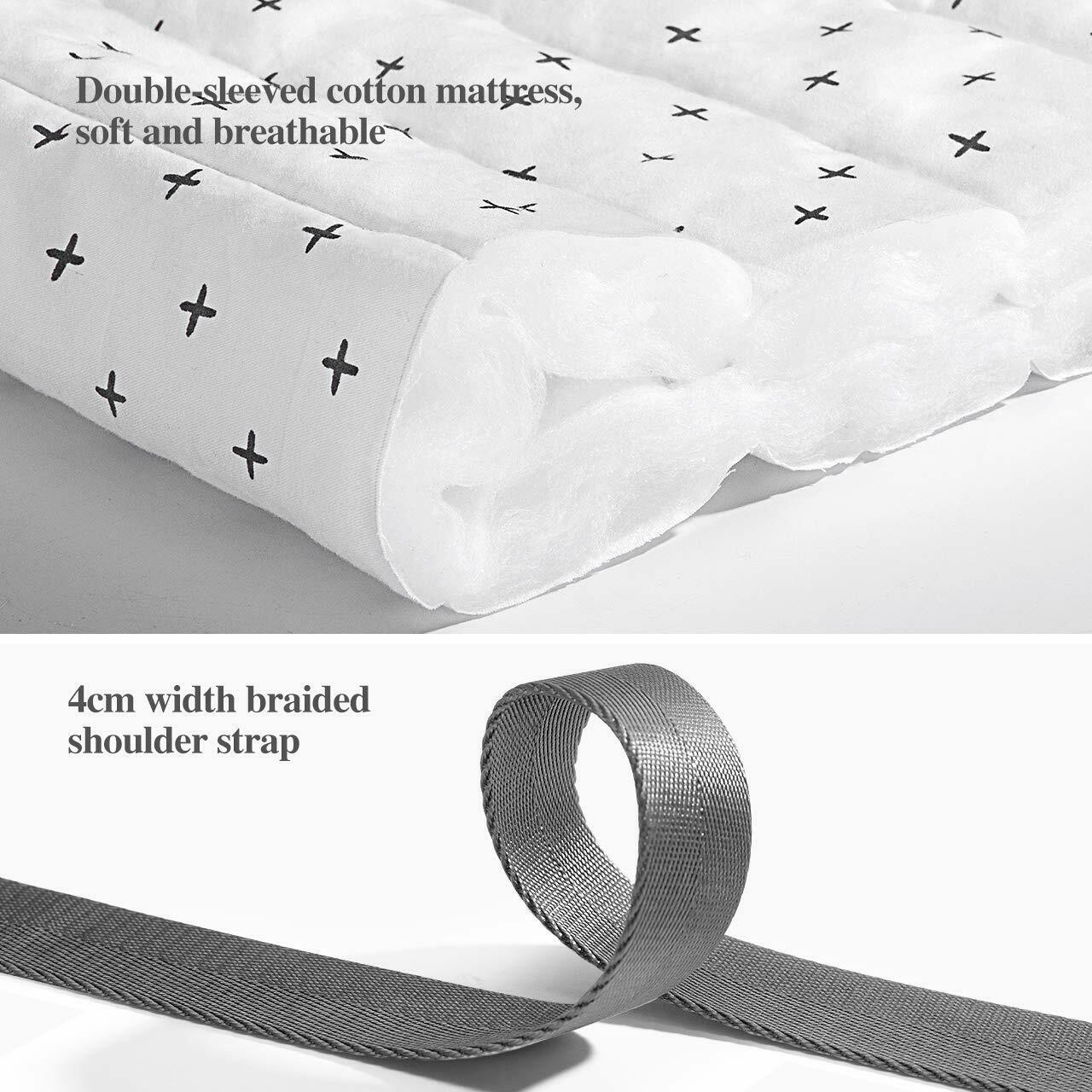 Portable Diaper Bag Backpack Maroon Chronos