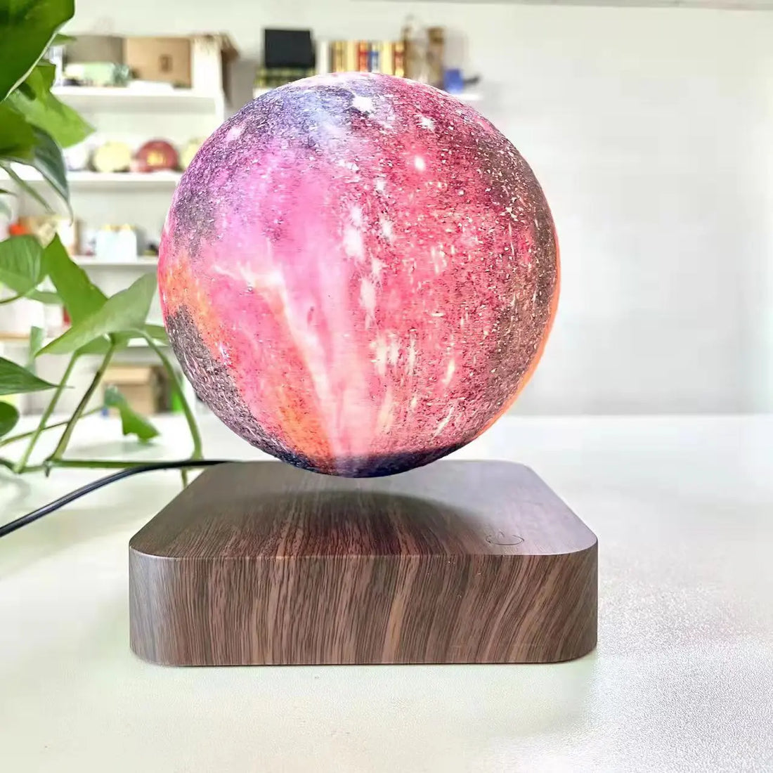 3D Print Moon Lamp Touch Magnetic Levitation Moon Lamp Night Lamp Teal Simba