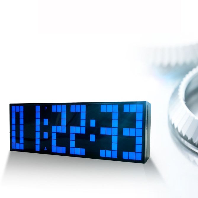 Home LED Digital Clock Fuchsia Molly