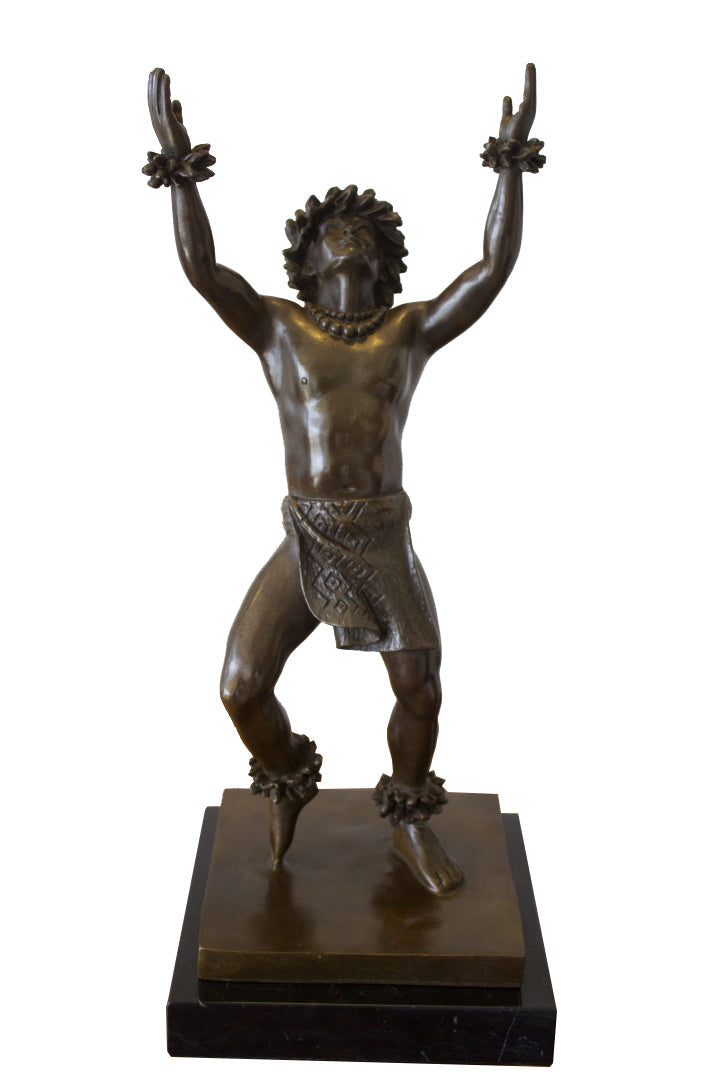 Kim Taylor Reece Bronze Statue Kamalani Chief’s Child Chocolate Vanilla