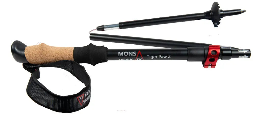 Mons Peak IX Tiger Paw Z Trekking Poles (Z-135) Triangulum