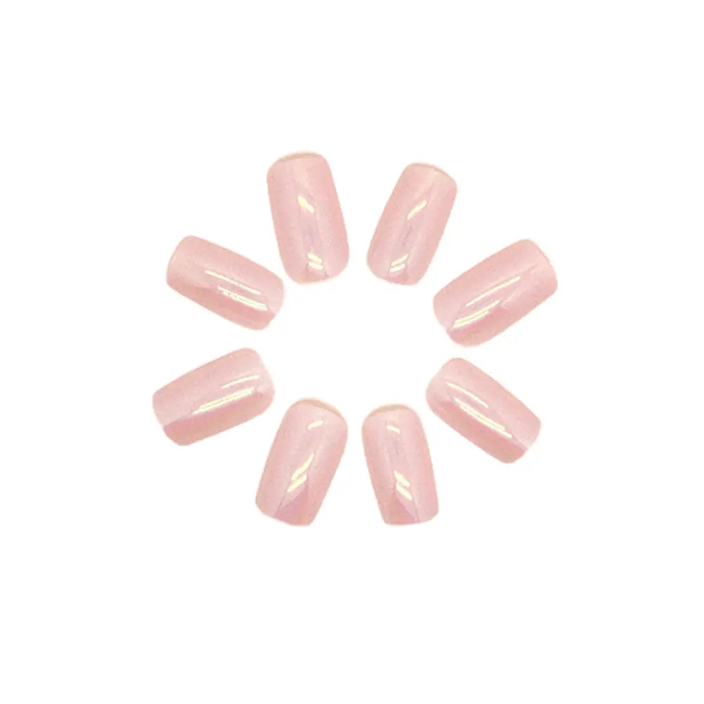 Press On Nails Kit with Glue and gel stickers Reusable Tips Plum Charlie