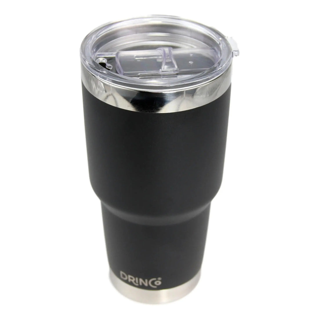 DRINCO® 30oz Insulated Tumbler Spill Proof Lid w/2 Straws (Black) Orchid Lavender