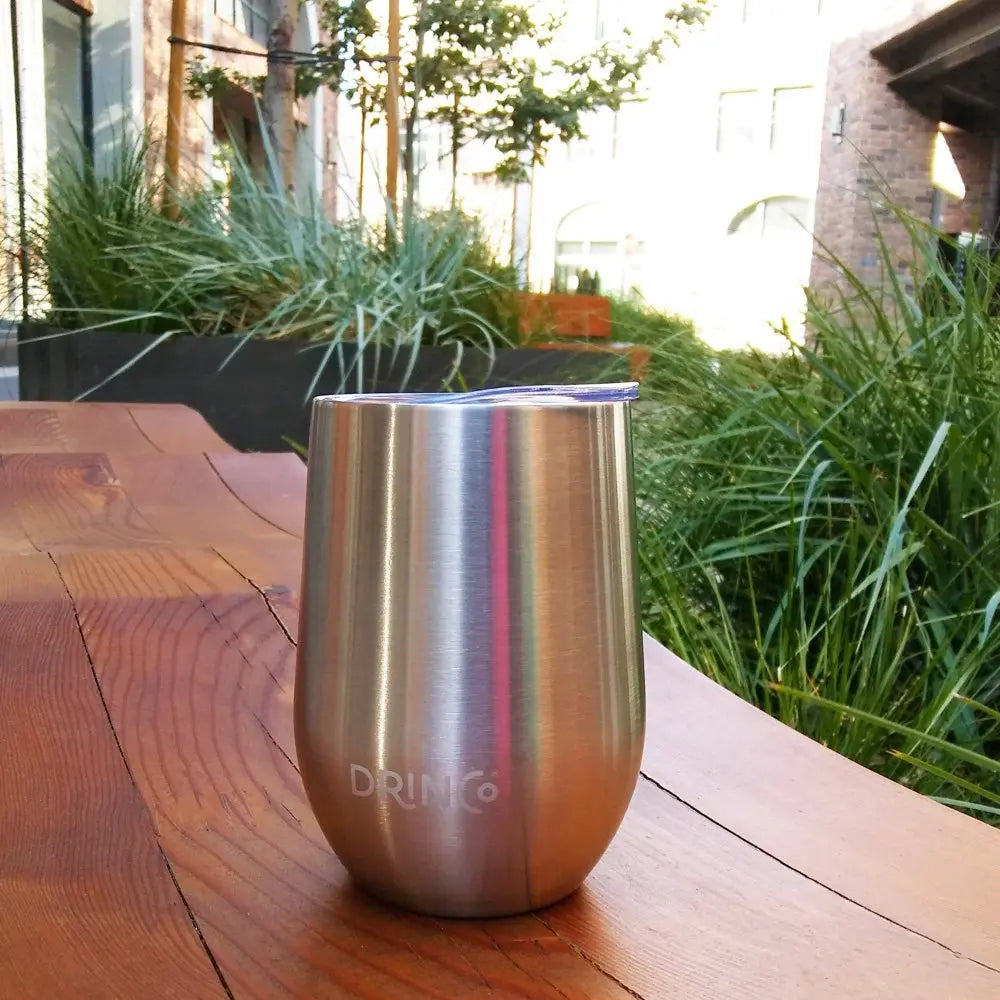 DRINCO® 12oz 4Pk Insulated Wine Tumbler Glass (OG) Orchid Lavender