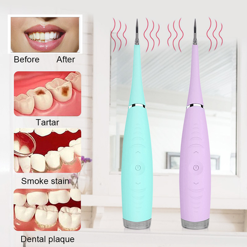Electric Sonic Dental Tooth Calculus Remover Tooth Stains Cleaner electric toothbrush Teal Simba